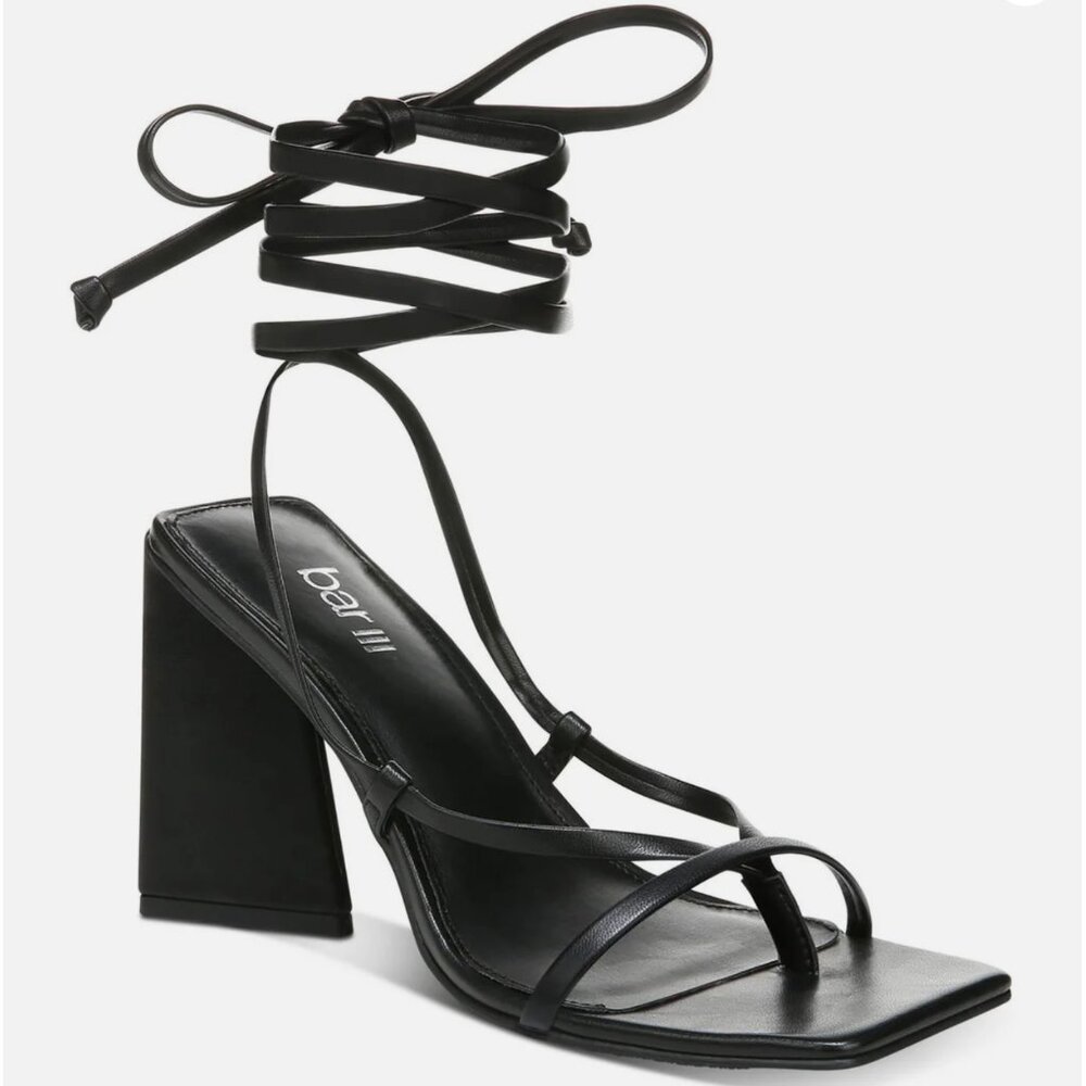 Black Strappy Heels